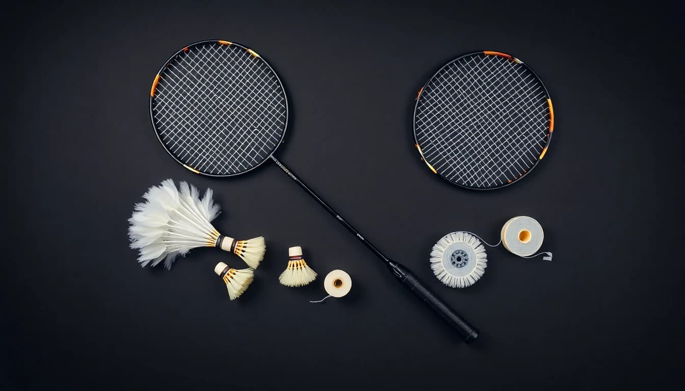 Équipement de badminton : raquettes, volants, chaussures et accessoires